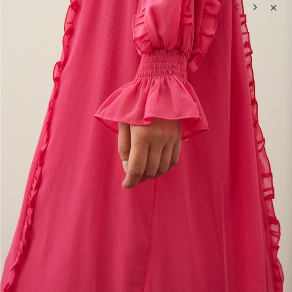 ***NWOT***H&M Chiffon Maxi Dress - Picture 4 of 12